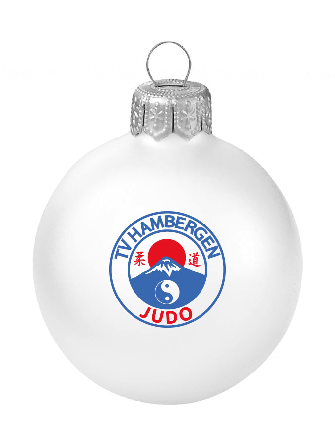 Weihnachtskugel Logo 8cm