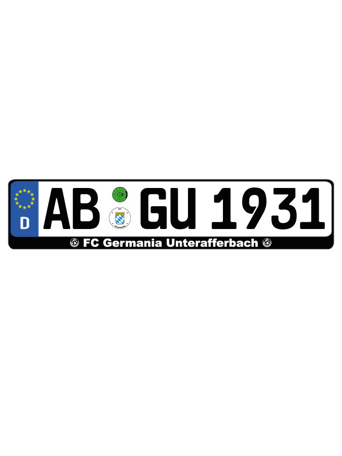 Kennzeichenhalter Kalden (2er Set)