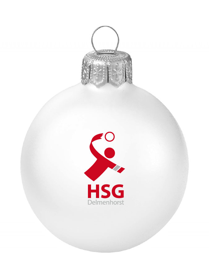 Weihnachtskugel Logo 8cm