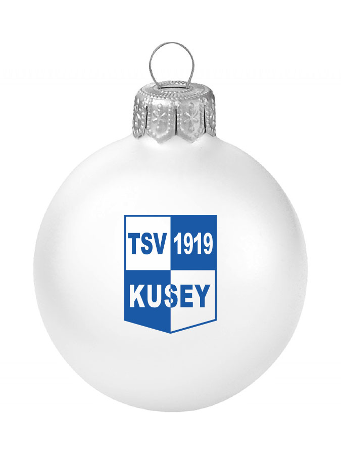 Weihnachtskugel Logo 8cm