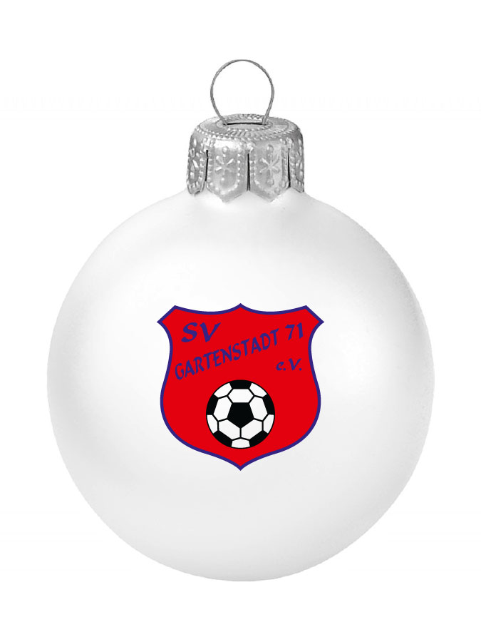 Weihnachtskugel Logo 8cm