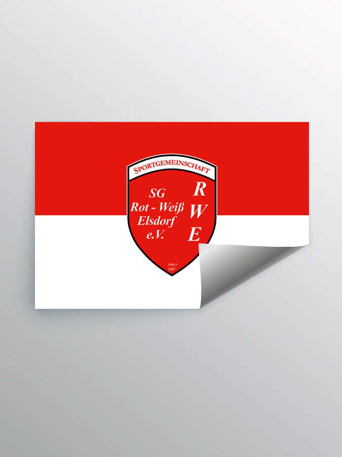 Aufkleber DIN A7 Logo