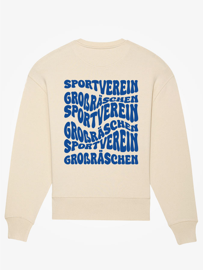 Sweatshirt Oversized Wavy Herren