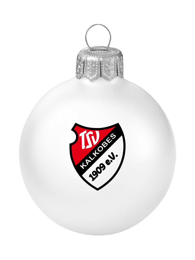 Weihnachtskugel Logo 8cm