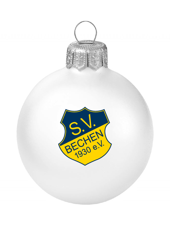Weihnachtskugel Logo 8cm