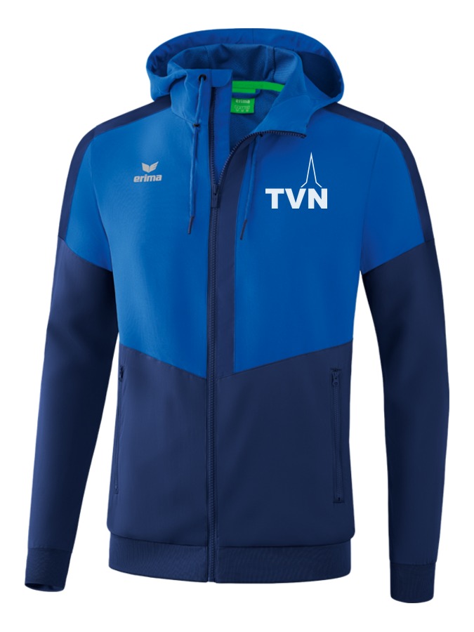 Erima Squad Tracktop Jacke mit Kapuze