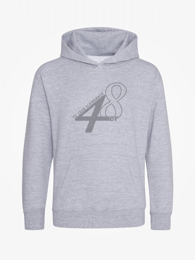 Hoodie All Grey Kids Unisex