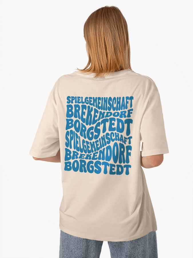 Oversized Shirt Wavy Damen