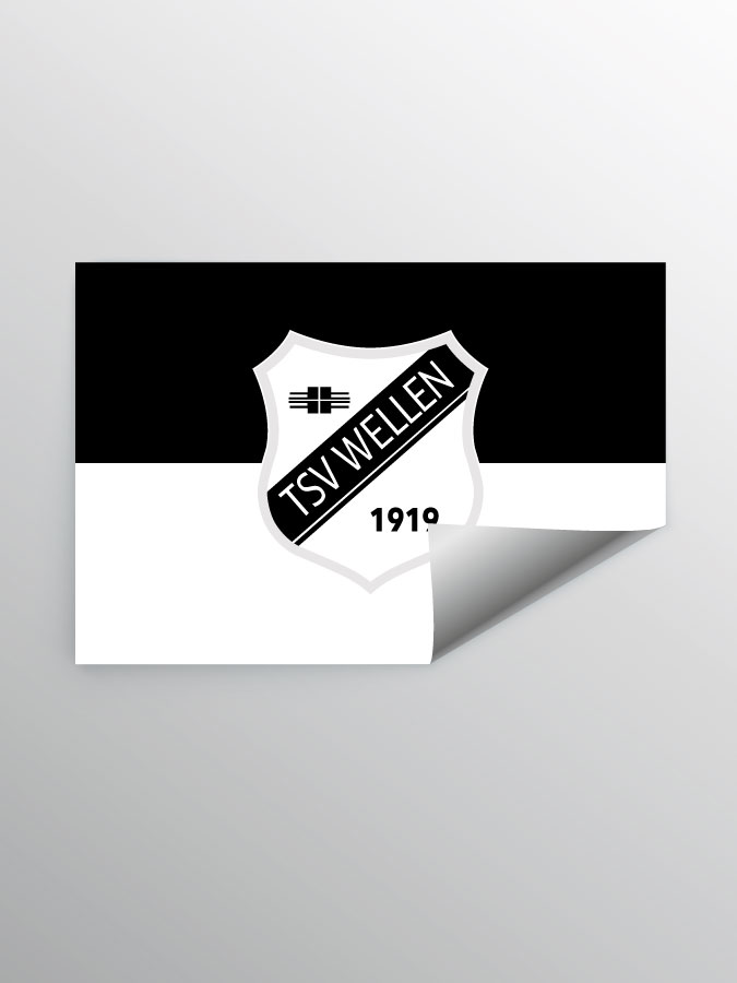 Aufkleber DIN A7 Logo