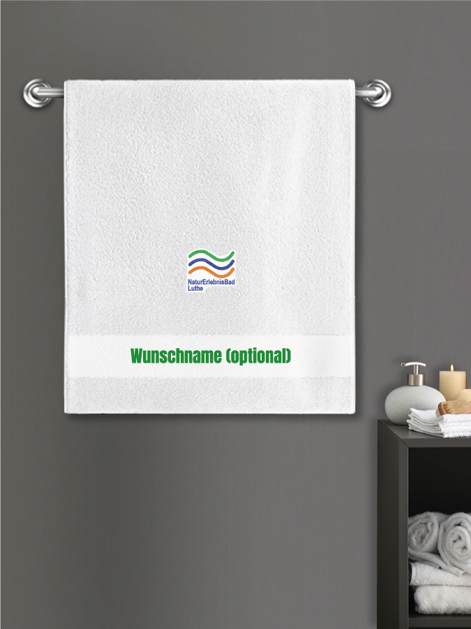 Badehandtuch Team Sticklogo