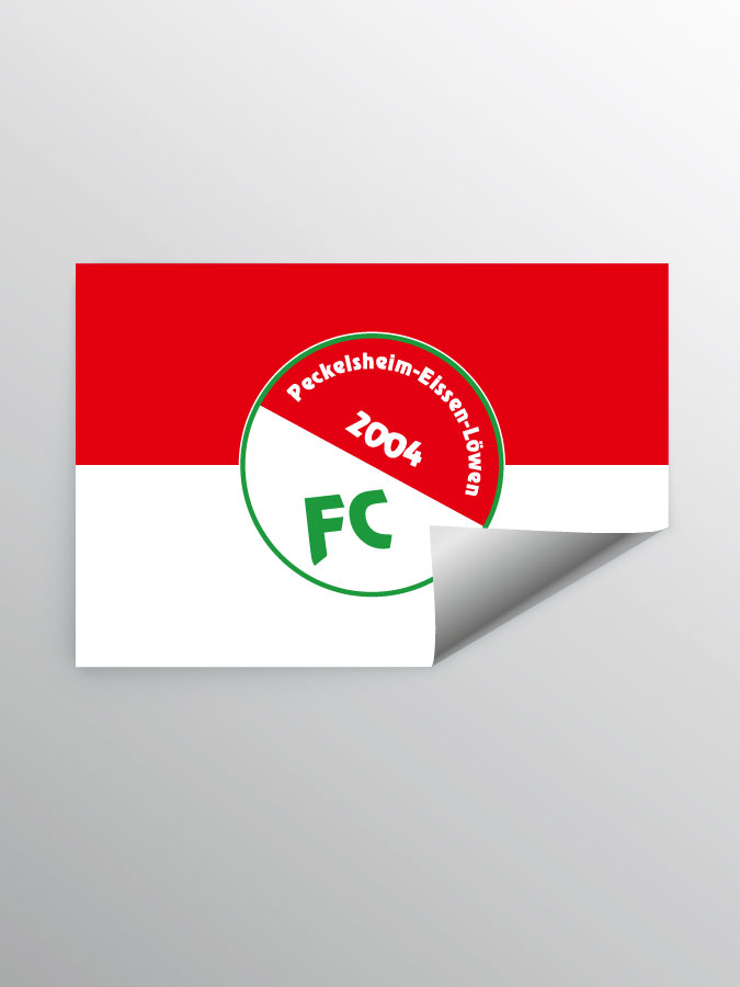 Aufkleber DIN A7 Logo