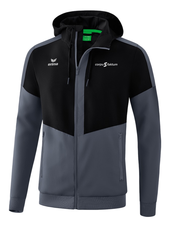 Erima Squad Tracktop Jacke mit Kapuze