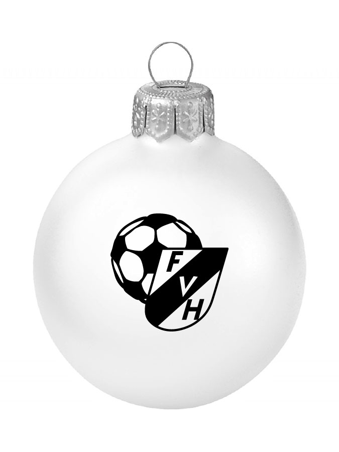 Weihnachtskugel Logo 8cm