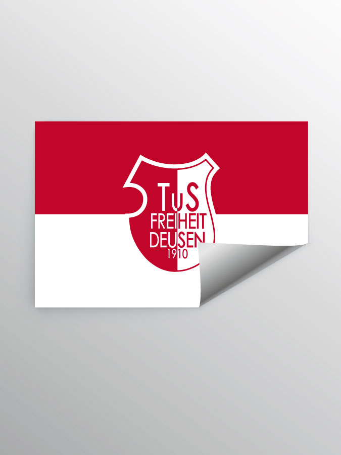 Aufkleber DIN A7 Logo