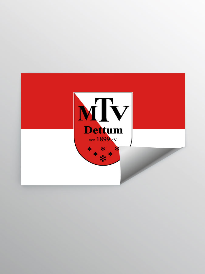 Aufkleber DIN A7 Logo