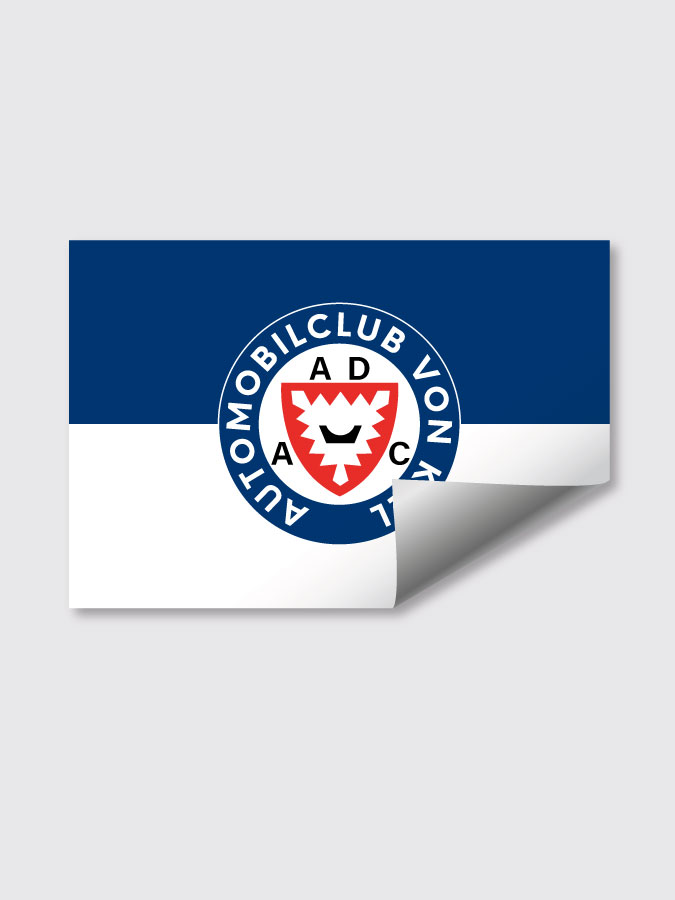 Aufkleber DIN A7 Logo