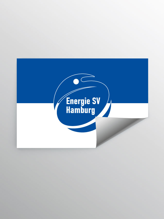 Aufkleber DIN A7 Logo