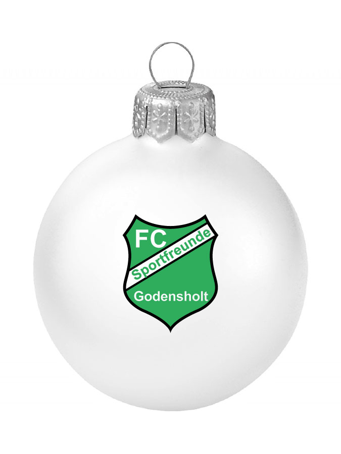 Weihnachtskugel Logo 8cm