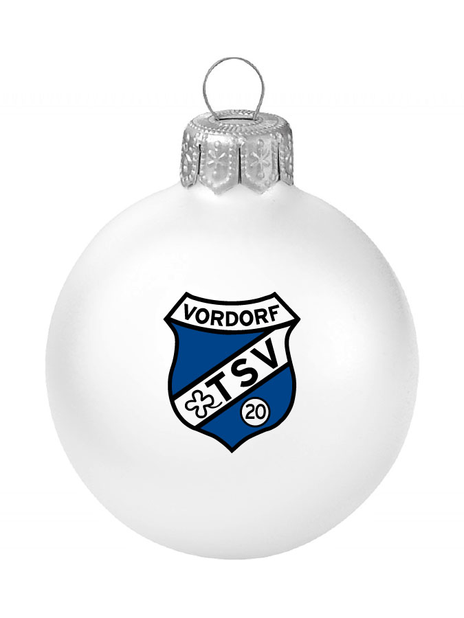 Weihnachtskugel Logo 8cm