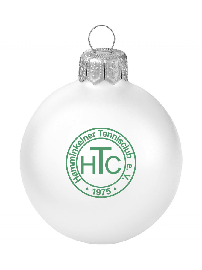 Weihnachtskugel Logo 8cm