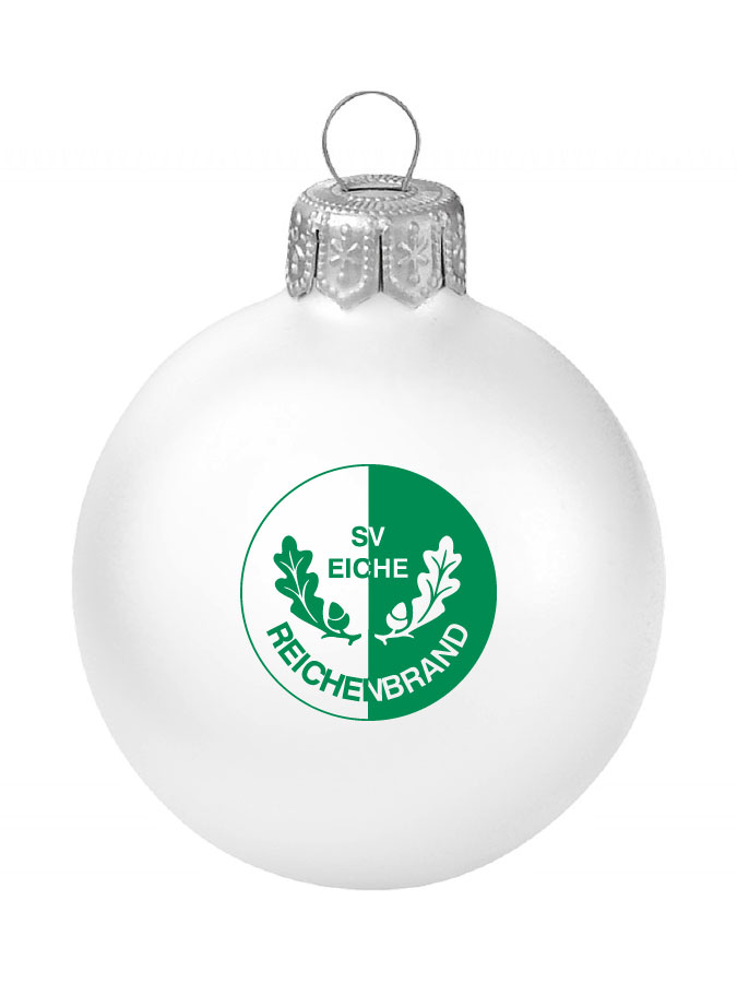 Weihnachtskugel Logo 8cm