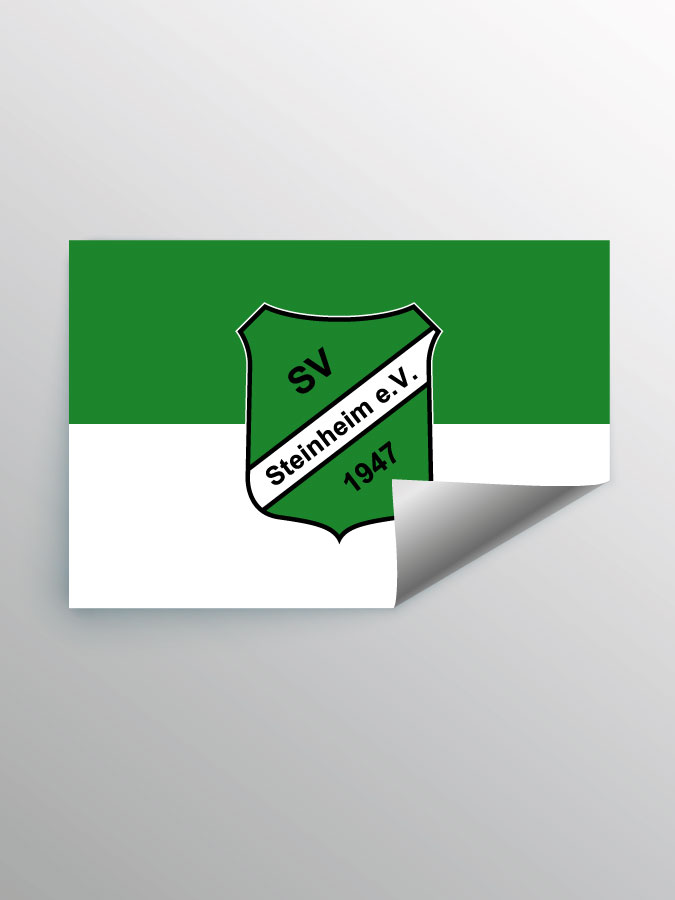 Aufkleber DIN A7 Logo