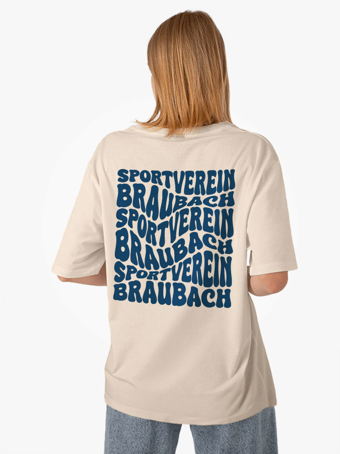 Oversized Shirt Wavy Damen