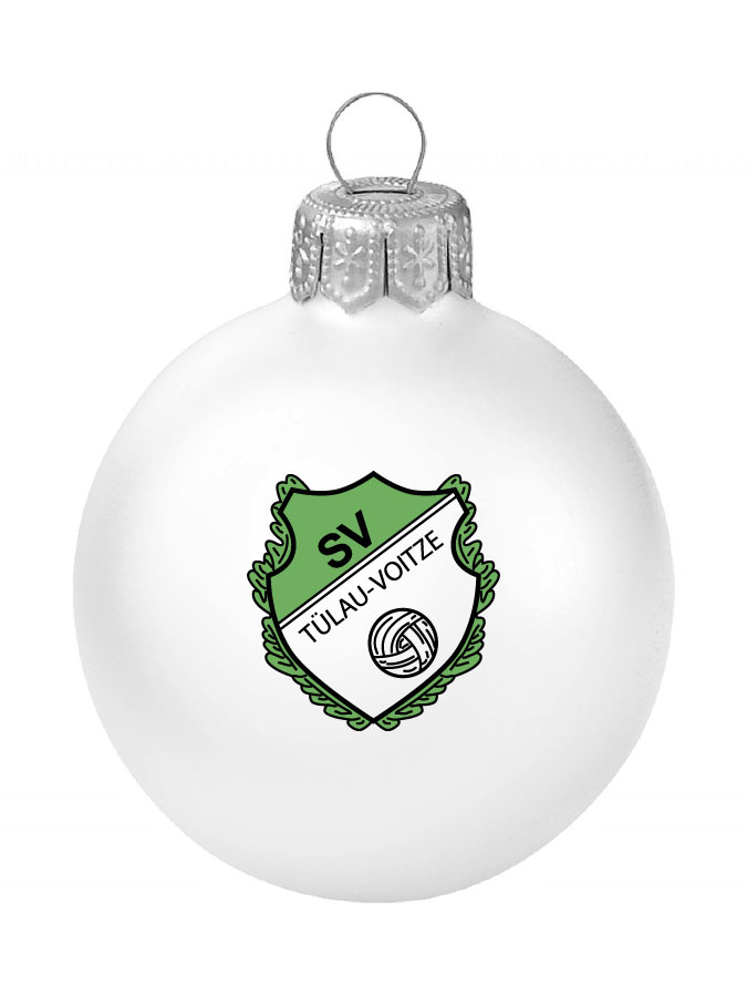 Weihnachtskugel Logo 8cm