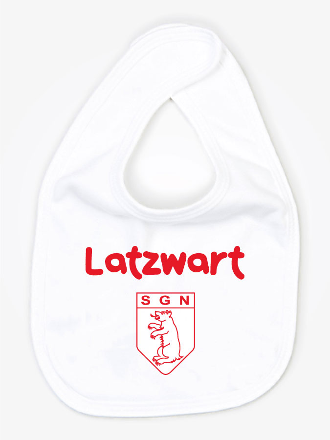 Babylätzchen Latzwart