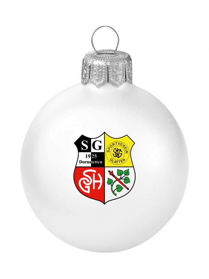 Weihnachtskugel Logo 8cm