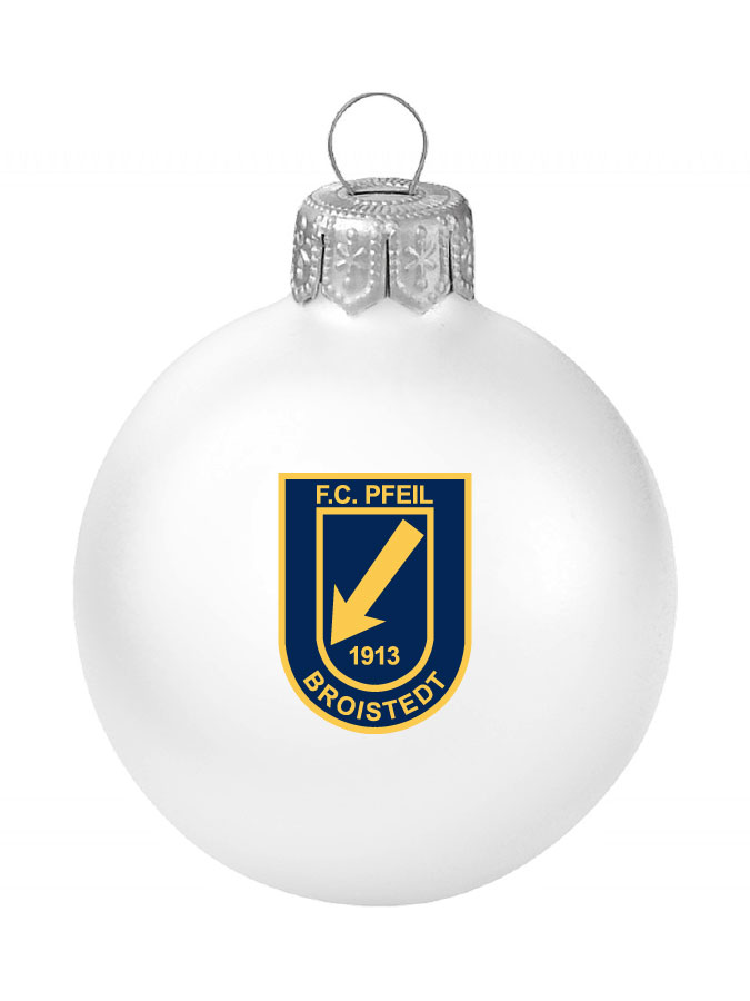 Weihnachtskugel Logo 8cm
