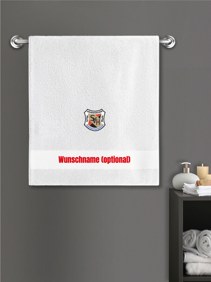 Badehandtuch Team Sticklogo
