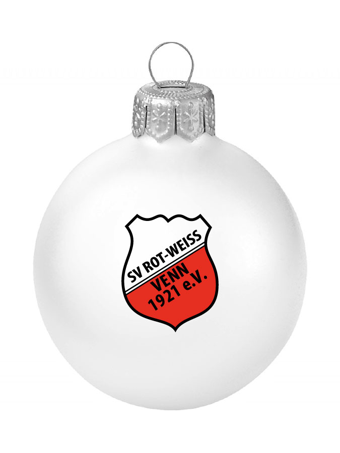 Weihnachtskugel Logo 8cm