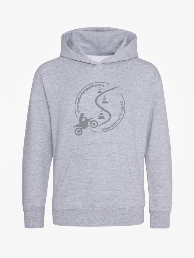 Hoodie All Grey Kids Unisex