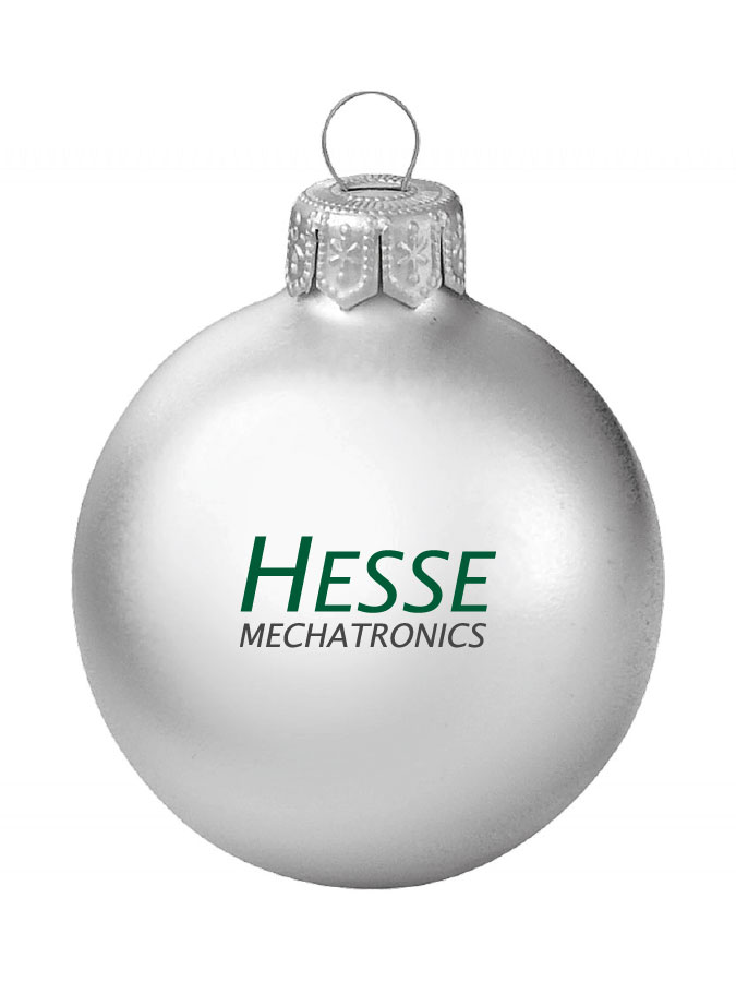 Weihnachtskugel Logo 8cm