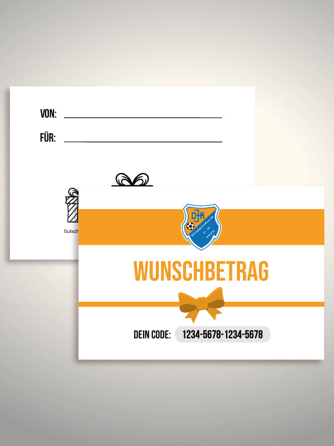 Geschenkgutschein per Versand (Weiß)