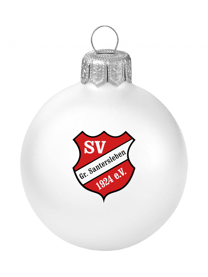Weihnachtskugel Logo 8cm