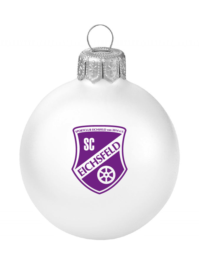 Weihnachtskugel Logo 8cm