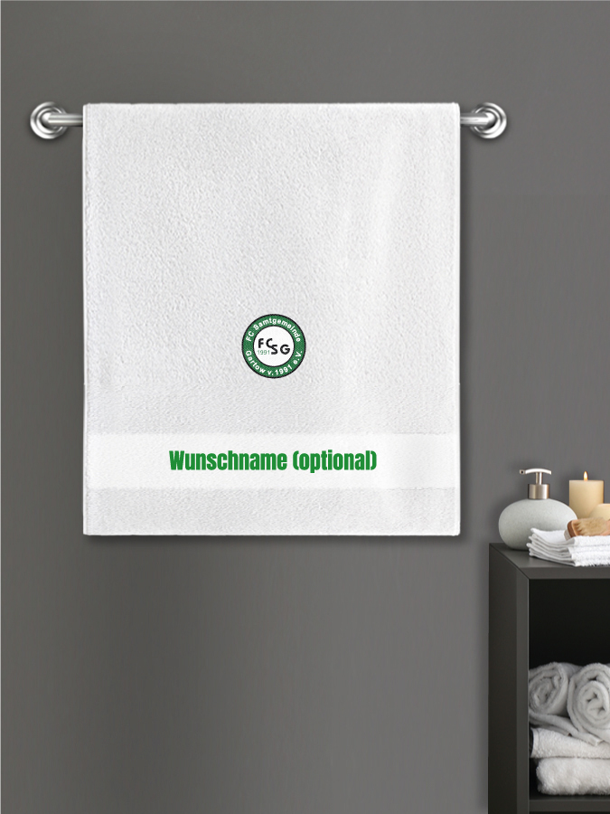 Badehandtuch Team Sticklogo