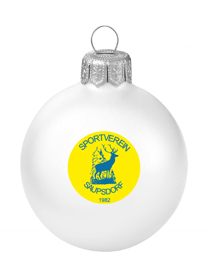 Weihnachtskugel Logo 8cm
