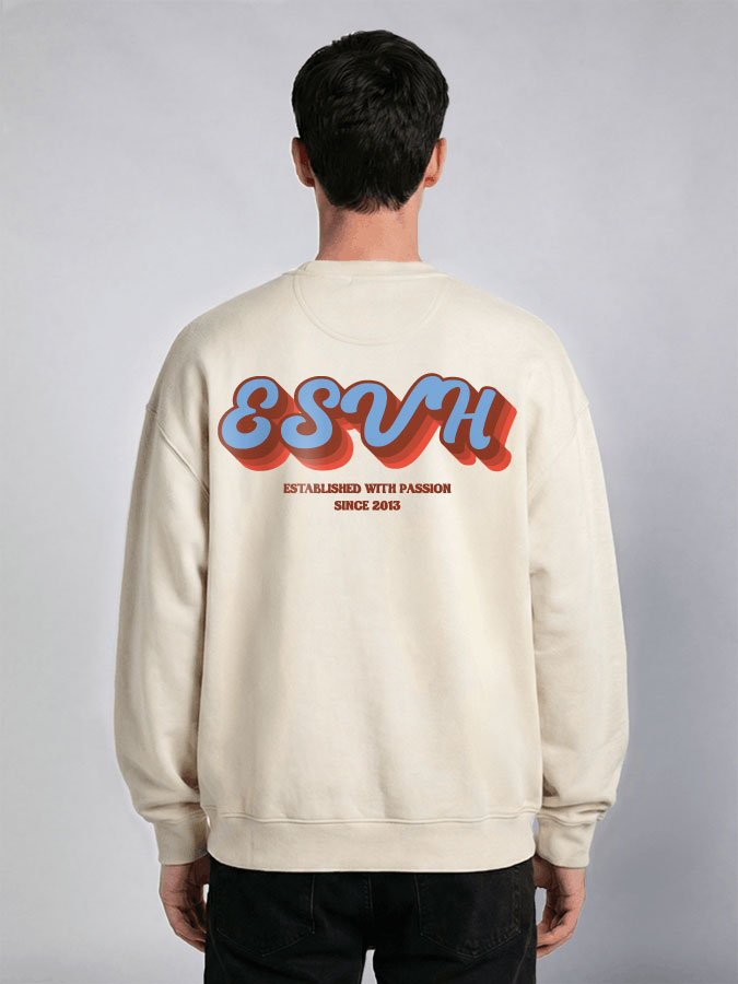 Oversized Sweater Vintage Herren