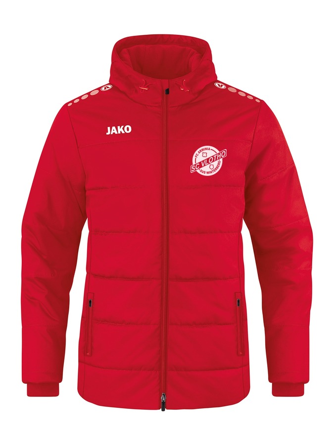 Jako Coachjacke Team mit Kapuze