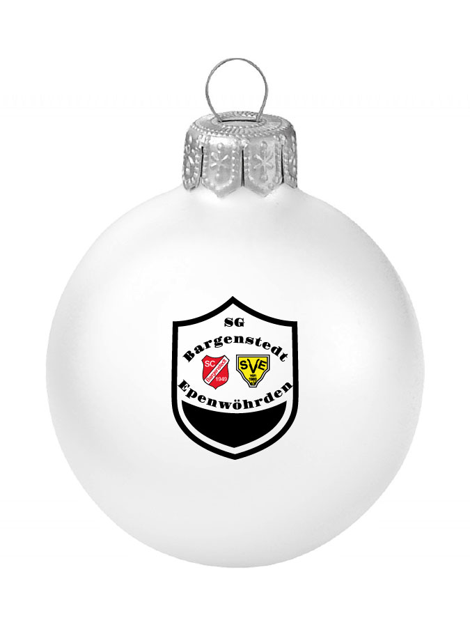 Weihnachtskugel Logo 8cm