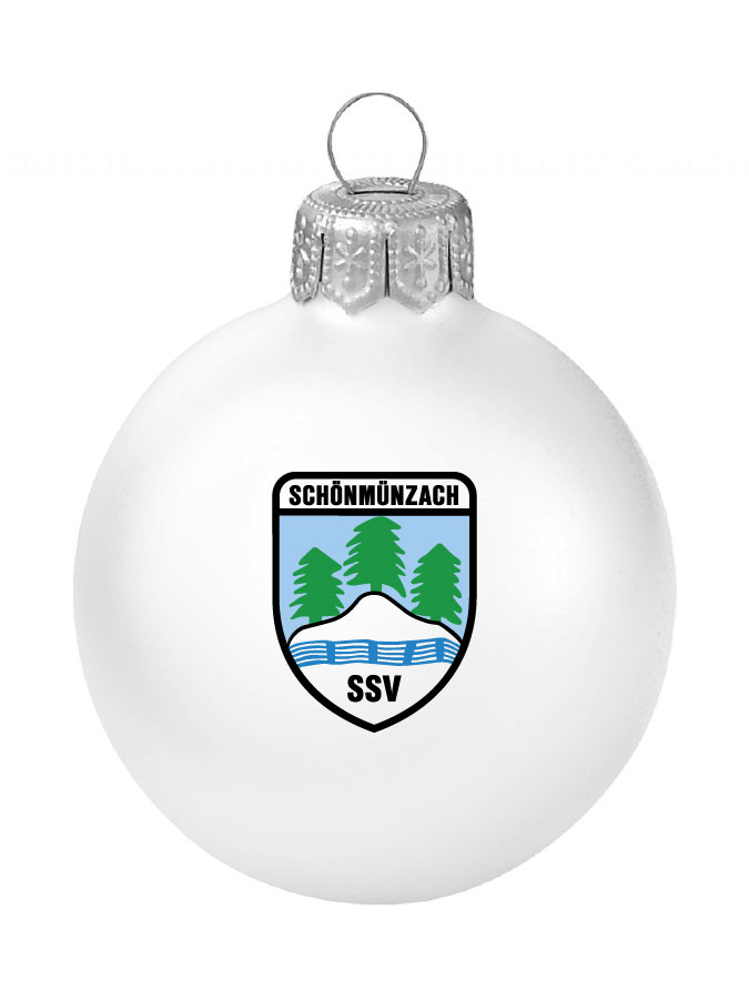 Weihnachtskugel Logo 8cm