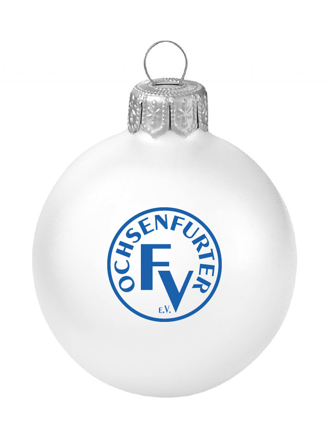 Weihnachtskugel Logo 8cm