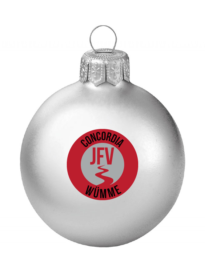Weihnachtskugel Logo 8cm