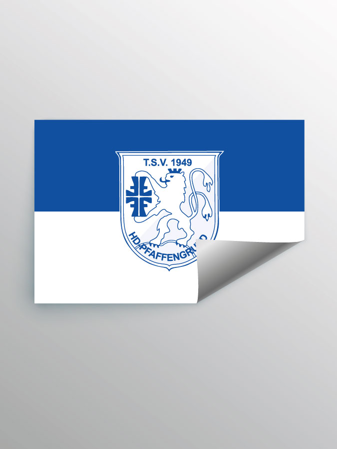 Aufkleber DIN A7 Logo