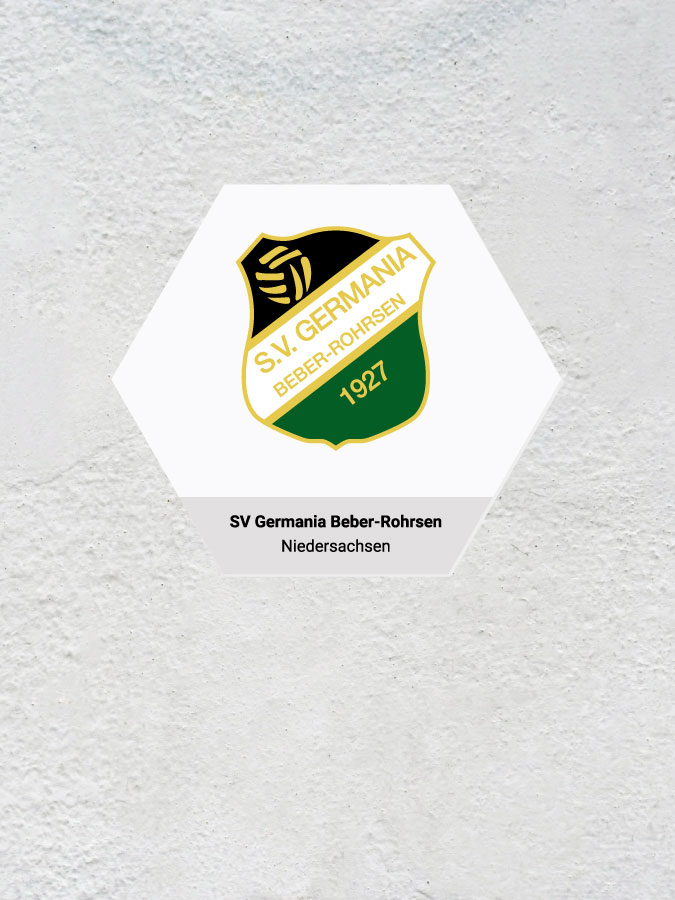 Wandkachel Hexagon mit Logo