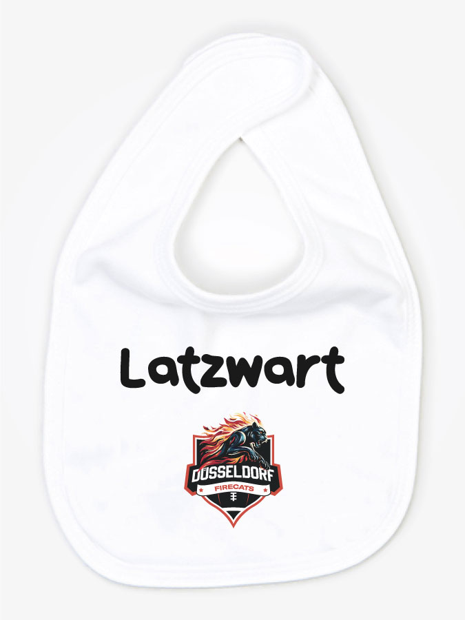 Babylätzchen Latzwart