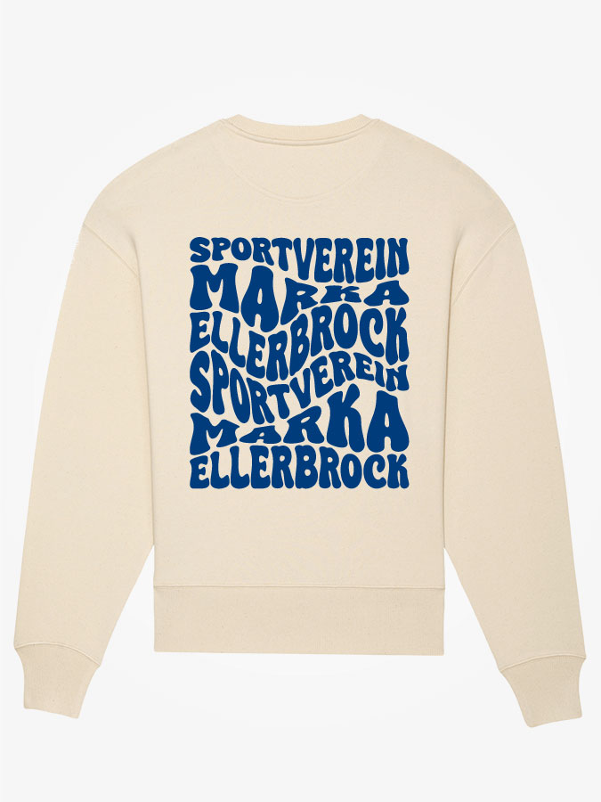 Sweatshirt Oversized Wavy Herren